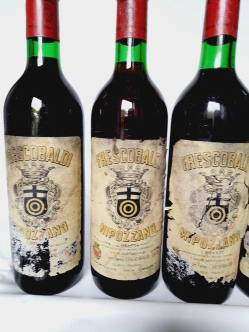 1973 Marchesi Frescobaldi, Nipozzano - Chianti - 12 Flessen, Verzamelen, Wijnen