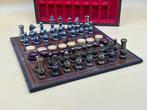 Schaakspel - Vintage-Spielset mit Schach- und Damefiguren