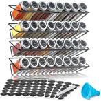 2dekans | SV Living Kruidenrek - Met 32 glazen kruidenpotjes, Huis en Inrichting, Ophalen of Verzenden, Nieuw