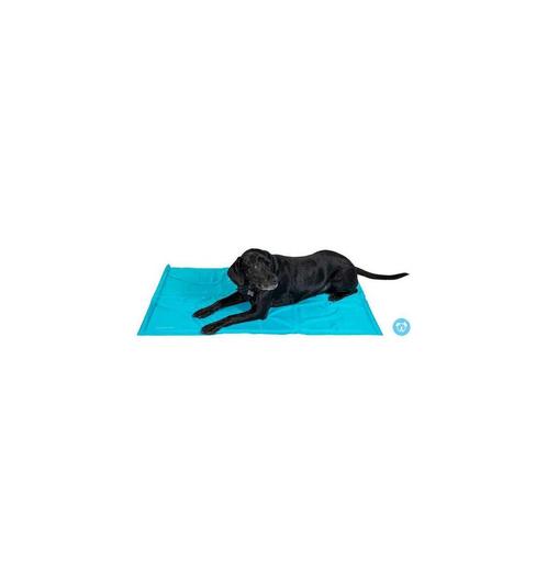 Cooling bench mat blauw/grijs 85x55cm, Animaux & Accessoires, Paniers pour chiens