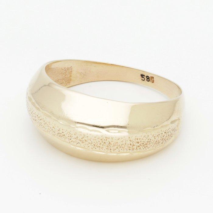 Ring - 14 karaat Geel goud, Handtassen en Accessoires, Ringen