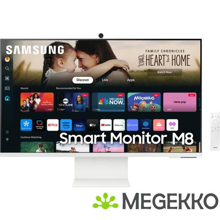 Samsung Smart M8 LS32DM801UUXEN 32  4K Ultra HD USB-C VA, Computers en Software, Overige Computers en Software, Nieuw, Verzenden