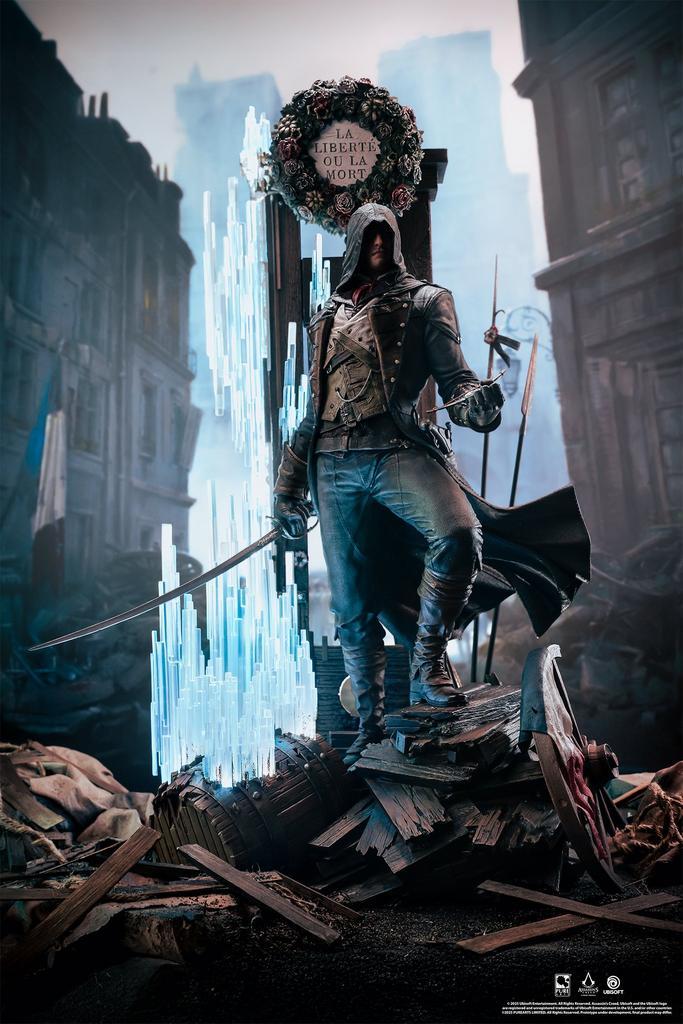Assassins Creed Unity Statue 1/4 Arno Dorian 72 cm, Verzamelen, Film en Tv, Ophalen of Verzenden
