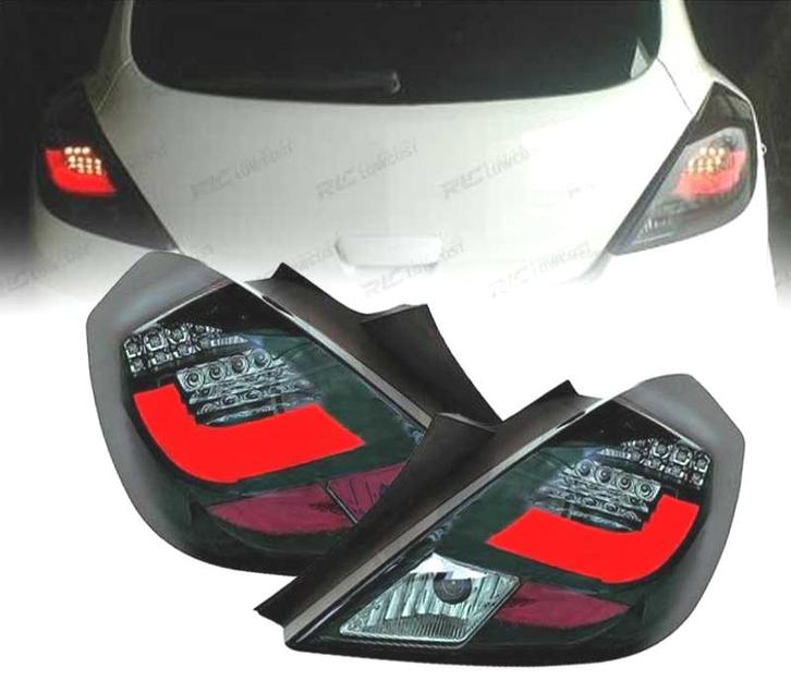 FEUX ARRIÈRE OPEL CORSA D 06-14 LED NOIR, Autos : Pièces & Accessoires, Éclairage, Envoi