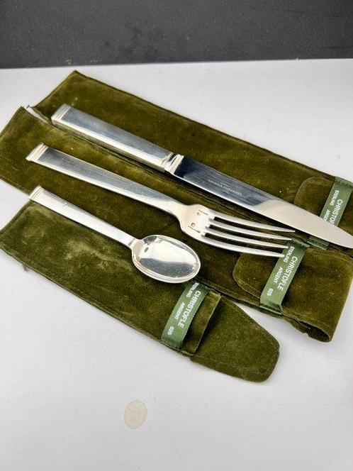 Christofle - Sterling Argent 0.925 - Couteau de table (3) -, Antiek en Kunst, Antiek | Zilver en Goud