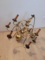 Lampe - Bronze, Laiton - Grand lustre luxueux, Antiek en Kunst, Curiosa en Brocante