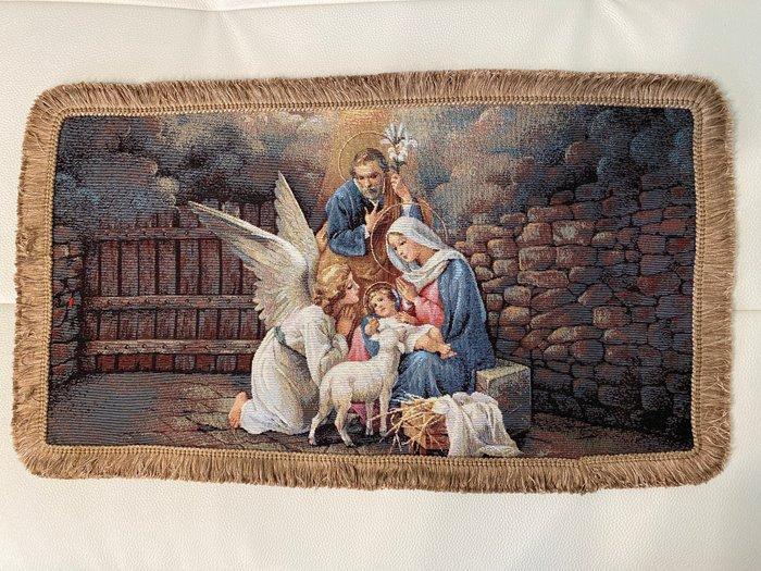San Leucio Exclusief bijbels gobelijntapijt geboorte -, Diversen, Kerst