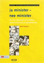 Ja minister, nee minister / Overheidsmanagement R. Coops, Boeken, Verzenden, Gelezen, R. Coops