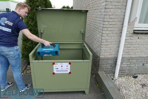 Afgesloten opslagbox ideaal voor uw bedrijf (300/500 liter), Doe-het-zelf en Bouw, Overige Doe-Het-Zelf en Bouw, Nieuw, Ophalen