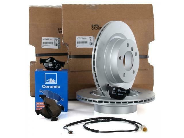 ORIGINELE remschijven van BMW + ATE CERAMIC-elektroden + Wak, Auto-onderdelen, Remmen en Aandrijving, Ophalen of Verzenden