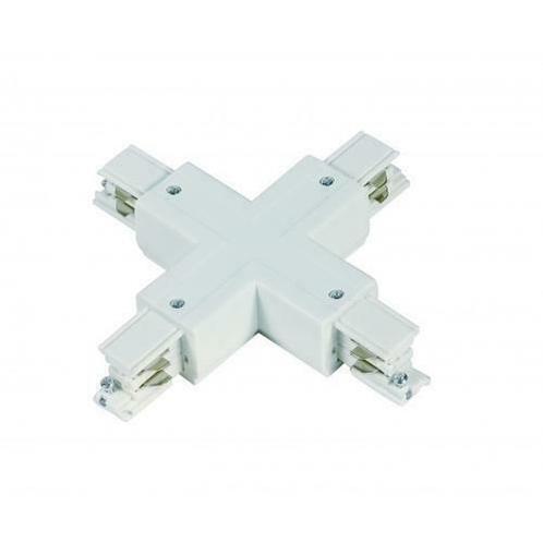 3-Fase Rails X-Vorm connector | Wit, Maison & Meubles, Lampes | Autre, Envoi