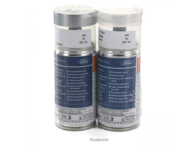 ORIGINEEL Ford verfspuitbus RED-METALLIC SALSA + blanke lak, Auto diversen, Autogereedschap, Ophalen of Verzenden
