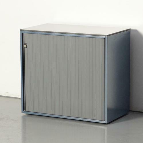 Ahrend roldeurkast, blauw, 74 x 80 cm, incl. 1 legbord, Huis en Inrichting, Kasten | Roldeurkasten en Archiefkasten, Gebruikt