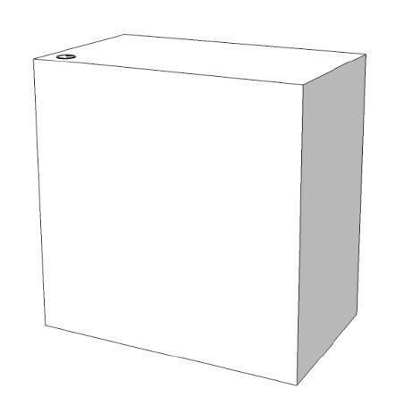 *TIP*  Strakke high glossy toonbank met legvakken en lade C, Zakelijke goederen, Kantoor en Winkelinrichting | Winkel en Inventaris