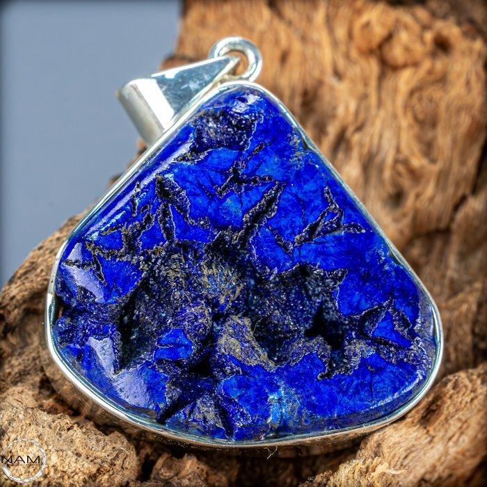 Zeer zeldzame natuurlijke Azurietnoot uit Rusland 925, Antiek en Kunst, Curiosa en Brocante