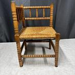 Chaise - Bois, Riet, bois de chêne. - Bobbinstoel, vintage., Antiek en Kunst