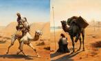 Horace Vernet (F1789-1863) - I. La poste au desert; II.