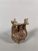 Amlash Terracotta Zoomorphe vaas en aardewerk - 19 cm