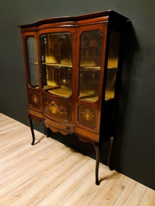 Vitrinekast - Mahonie, Antiek en Kunst, Curiosa en Brocante