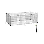 SONGMICS Dierenkooi Zwart 143cm | OP = OP | DIY Konijnenhok, Dieren en Toebehoren, Verzenden, Nieuw, Overige typen