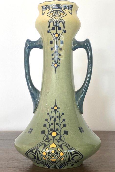 Faiancerie Vives-Lille - Gustave De Bruyn - Vaas (3) - D1184, Antiek en Kunst, Antiek | Glaswerk en Kristal