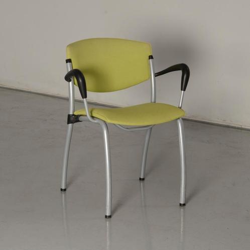 Marko vergaderstoel, groen, 4-poot onderstel, Huis en Inrichting, Stoelen, Gebruikt, Ophalen of Verzenden