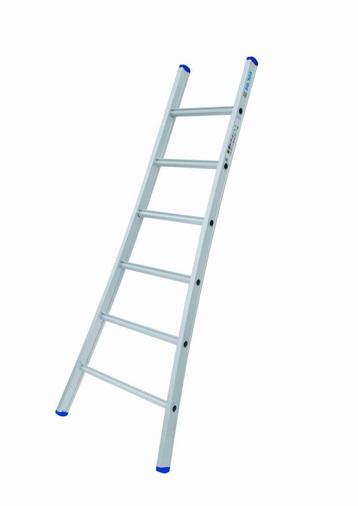 Solide 1-delige ladder 6 sporten met gebogen voet, Ophalen of Verzenden, Ladder
