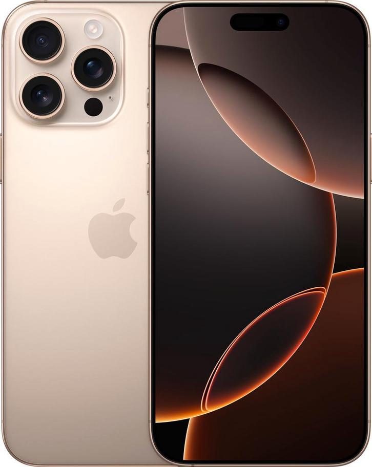 Apple iPhone 16 Pro Max 256GB Desert Titanium Mobiele, Telecommunicatie, Mobiele telefoons | Overige merken, Verzenden