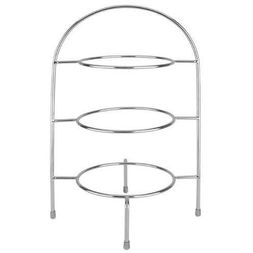 Etagère | Chroom | 3x Ø210mm | 240x205x380(h)mm Olympia, Zakelijke goederen, Horeca | Keukenapparatuur, Nieuw in verpakking, Verzenden