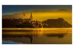 Elena Paraskeva - Sunrise at Bled (2015)- XL, Antiek en Kunst