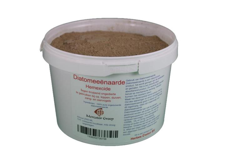 diatomeeënaarde emmer 2.5 liter, Dieren en Toebehoren, Overige Dieren-accessoires, Nieuw