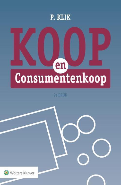 Koop en Consumentenkoop 9789013141306 P. Klik, Boeken, Wetenschap, Zo goed als nieuw, Verzenden