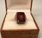 Zonder minimumprijs - Ring Zilver - 8.00ct. tw. Carneool -