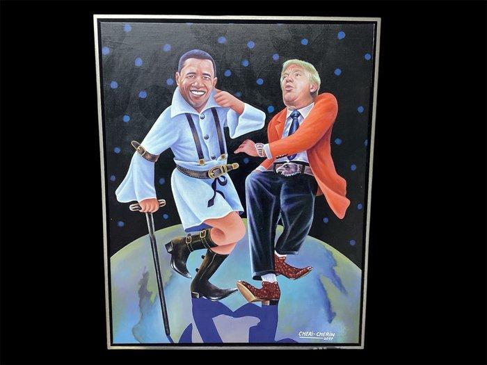 Cheri Cherin (1955) - Les sapeurs du monde, Antiek en Kunst, Kunst | Schilderijen | Modern