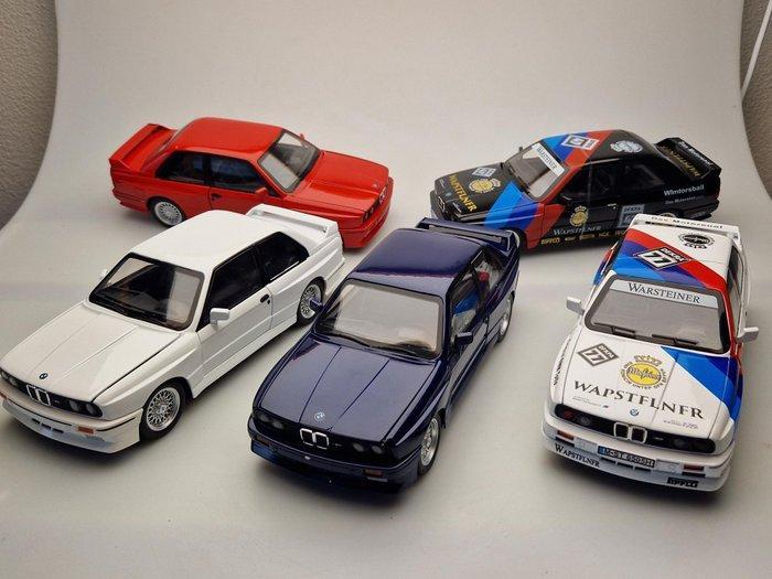 mM 1:24 - Modelauto (5) - 5x BMW E30 M3 Modelautos, Hobby en Vrije tijd, Modelauto's | 1:5 tot 1:12