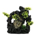 Rots met Boeddha kop 13cm / Aquariumdecoratie As-235, Verzenden, Nieuw
