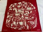 Ai Weiwei (1957) - ADIDAS - The Silk Scarf ‘Cats and Dogs’ -