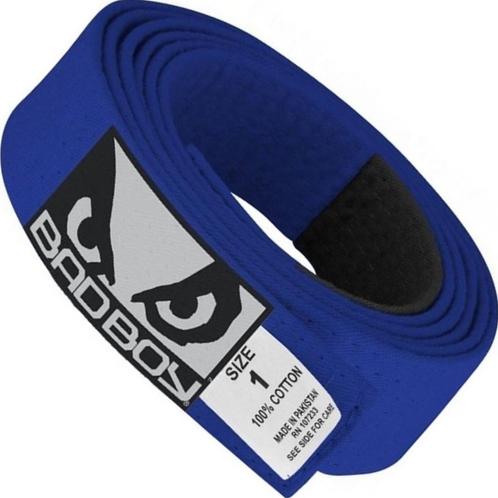 Bad Boy Adult BJJ Rank Belt Braziliaans jiu jitsu Blauw, Sport en Fitness, Vechtsporten en Zelfverdediging, Vechtsportkleding