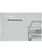 1988 MERCEDES BENZ 190 INSTRUCTIEBOEKJE DUITS, Auto diversen, Handleidingen en Instructieboekjes