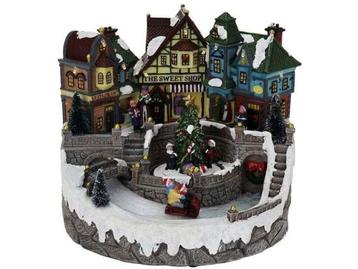 Kerstdorp met verlichting en beweging, Verzenden