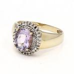 Zonder minimumprijs - Ring - 8 karaat Geel goud - Diamant -