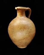 Oud-Romeins - Grote bruine keramische Romeinse kan - 100/200