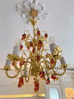 Lustre - Métal, Plaqué or, Verre, Huis en Inrichting, Nieuw