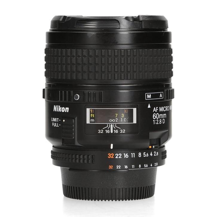 Nikon AF Micro 60mm F2.8 D, TV, Hi-fi & Vidéo, Photo | Lentilles & Objectifs, Comme neuf, Enlèvement ou Envoi