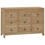 vidaXL Ladekast 80x30x55 cm massief teakhout, Huis en Inrichting, Kasten | Overige, Verzenden, Nieuw