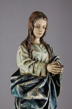 Beeld, Maria Onbevlekt Ontvangen - 61 cm - Hout, Antiek en Kunst