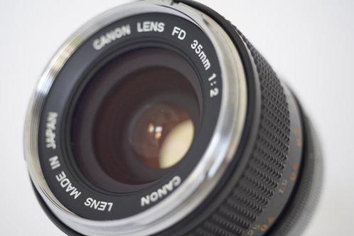 Canon FD 2/35mm Concave Chrome Nose with hood | Cameralens, Audio, Tv en Foto, Fotocamera's Analoog