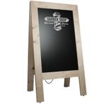 Krijtstoepbord Steigerhout Blank 75x135 cm, Zakelijke goederen, Verzenden