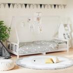 vidaXL Kinderbedframe 90x200 cm massief grenenhout wit, Kinderen en Baby's, Kinderkamer | Bedden, Verzenden, Nieuw