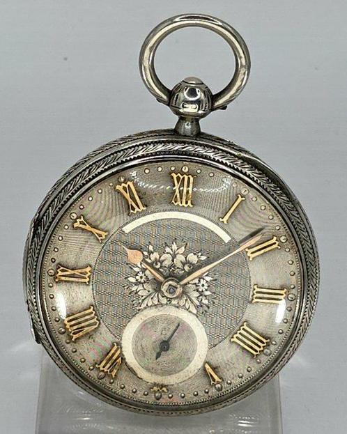 John Forrest London - Silberlepine - Silberziffernblatt ., Handtassen en Accessoires, Horloges | Heren
